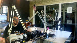 John Williams in the WELE studio.jpg (220874 bytes)
