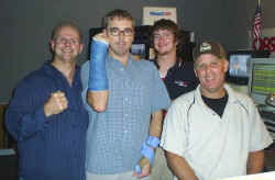 June 2004 Bobby Mitchell K92 Jerry Steffen WMMO Levi 'Surf Cruiser' May WDBO  Jay Francisco WMMO..jpg (100916 bytes)