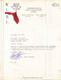 Reception Report 1972-Larry Flegle.jpg (1421597 bytes)